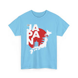 Japan Map Unisex Heavy Cotton Tee - Explore the Land of the Rising Sun