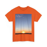 Sunrise Blessings Unisex Heavy Cotton Tee | Inspirational Quote T-Shirt