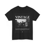 Vintage Aesthetic Unisex Heavy Cotton Tee - Retro Graphic T-Shirt