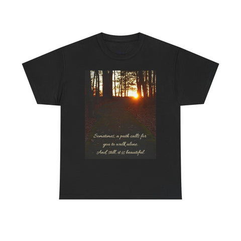 Inspirational Nature Quote Unisex Heavy Cotton Tee - Perfect Gift for Nature Lovers