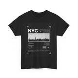 NYC Vintage Graphic Tee, Unisex Cotton Shirt, City Pride Gift, Urban Fashion, Streetwear Style, Travel Enthusiast Apparel