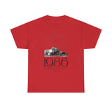 1986 Limited Edition Unisex Heavy Cotton Tee - Retro Graphic Tee for Casual Style