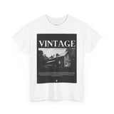 Vintage Aesthetic Unisex Heavy Cotton Tee - Retro Graphic T-Shirt