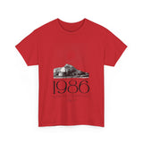 1986 Limited Edition Unisex Heavy Cotton Tee - Retro Graphic Tee for Casual Style