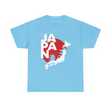 Japan Map Unisex Heavy Cotton Tee - Explore the Land of the Rising Sun