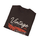 Vintage Car Enthusiast Unisex Softstyle T-Shirt - Reviving the Legends of the Road