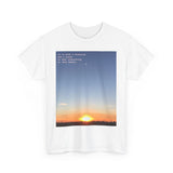 Sunrise Blessings Unisex Heavy Cotton Tee | Inspirational Quote T-Shirt