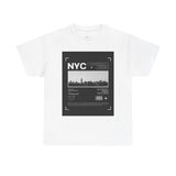 NYC Vintage Graphic Tee, Unisex Cotton Shirt, City Pride Gift, Urban Fashion, Streetwear Style, Travel Enthusiast Apparel