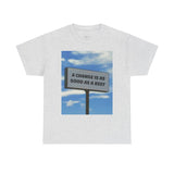 Inspirational Unisex Heavy Cotton Tee - 'A Change Is As Good As A Rest'