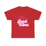 Good Vibes Unisex Heavy Cotton Tee - Positive Energy Apparel