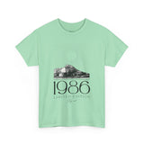 1986 Limited Edition Unisex Heavy Cotton Tee - Retro Graphic Tee for Casual Style