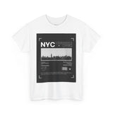 NYC Vintage Graphic Tee, Unisex Cotton Shirt, City Pride Gift, Urban Fashion, Streetwear Style, Travel Enthusiast Apparel