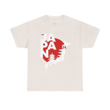 Japan Map Unisex Heavy Cotton Tee - Explore the Land of the Rising Sun