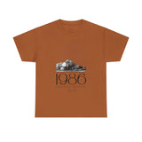 1986 Limited Edition Unisex Heavy Cotton Tee - Retro Graphic Tee for Casual Style