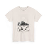 1986 Limited Edition Unisex Heavy Cotton Tee - Retro Graphic Tee for Casual Style