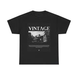 Vintage Aesthetic Unisex Heavy Cotton Tee - Retro Graphic T-Shirt