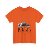 1986 Limited Edition Unisex Heavy Cotton Tee - Retro Graphic Tee for Casual Style