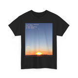 Sunrise Blessings Unisex Heavy Cotton Tee | Inspirational Quote T-Shirt