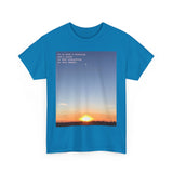 Sunrise Blessings Unisex Heavy Cotton Tee | Inspirational Quote T-Shirt